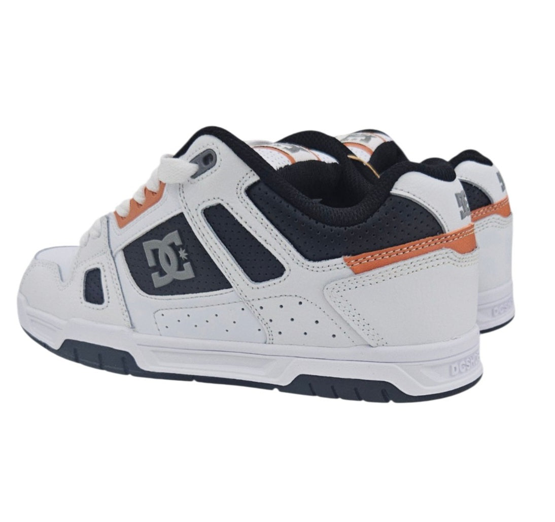 SNEAKERS UOMO DCSHOECOUSA STAG 320188 WHITE BLACK