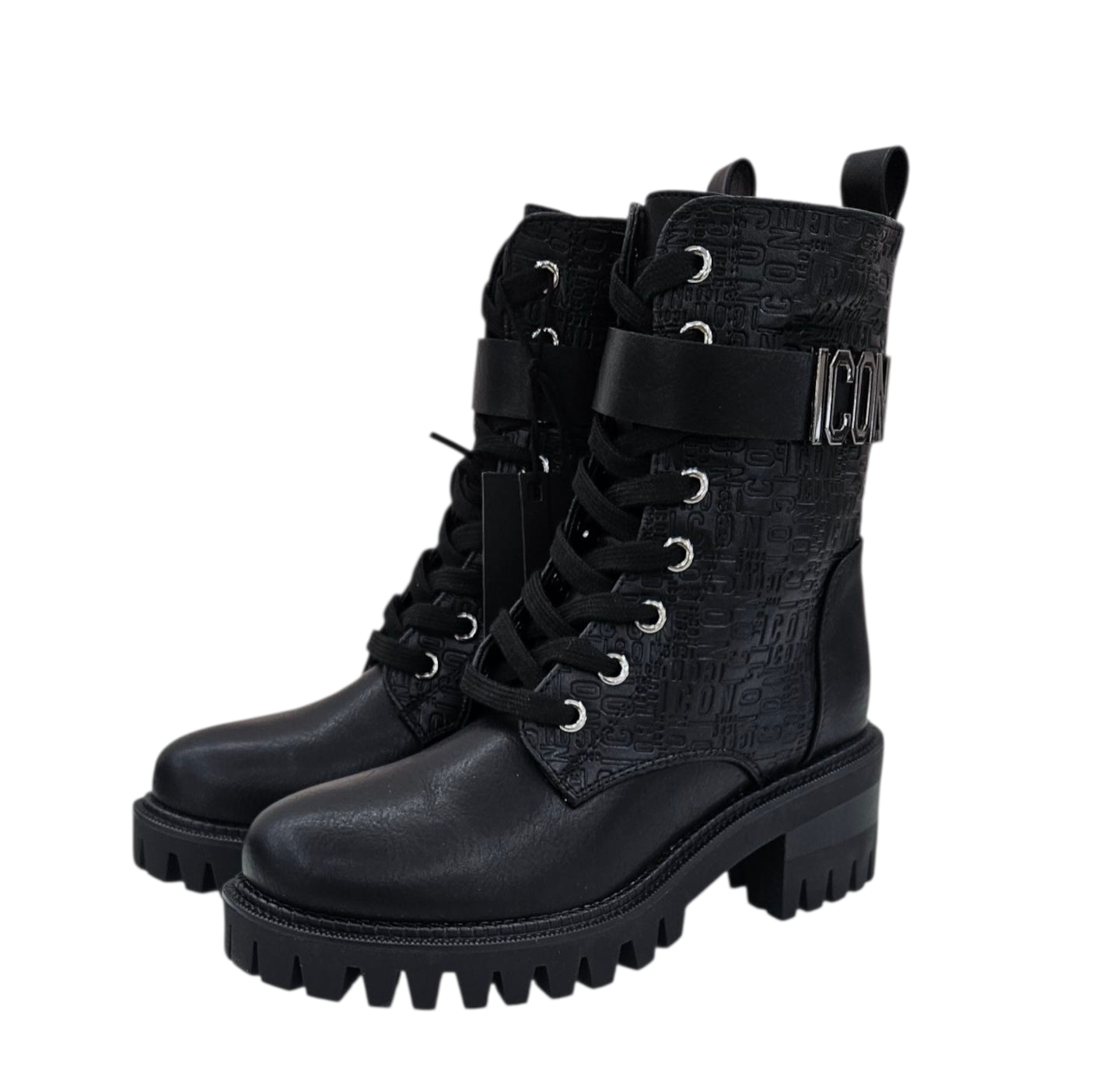 IC04404SD NERO ARG - Scarpe - ICON