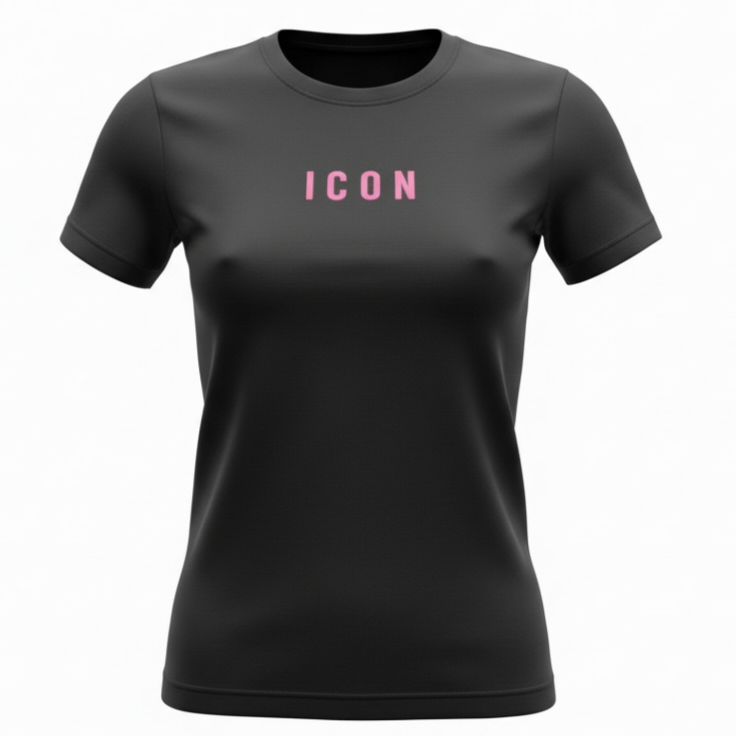 IDT002 ADERENTE NERO FUXIA - T-Shirt e Polo - ICON
