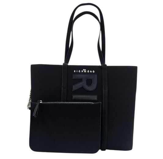 SHOPPING BAG RWA25208BO 9L BLACK BLACK - Borse - John Richmond