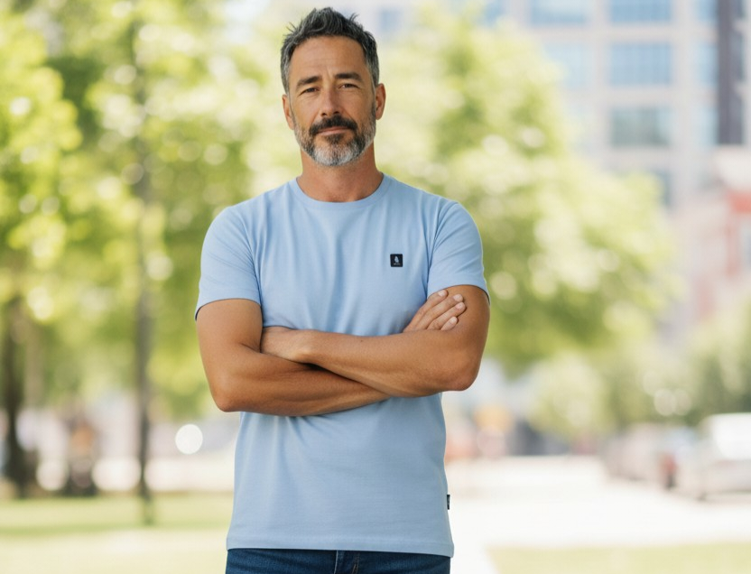 R4529M261 LIGHT BLUE - T-Shirt e Polo - Refrigue