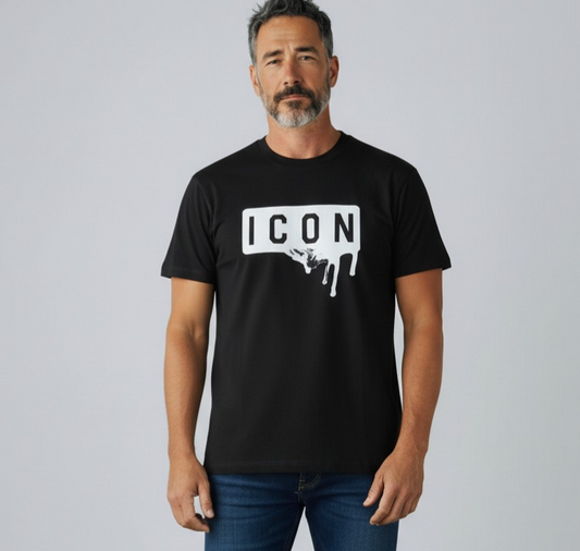IUT019 NERO - T-Shirt e Polo - ICON