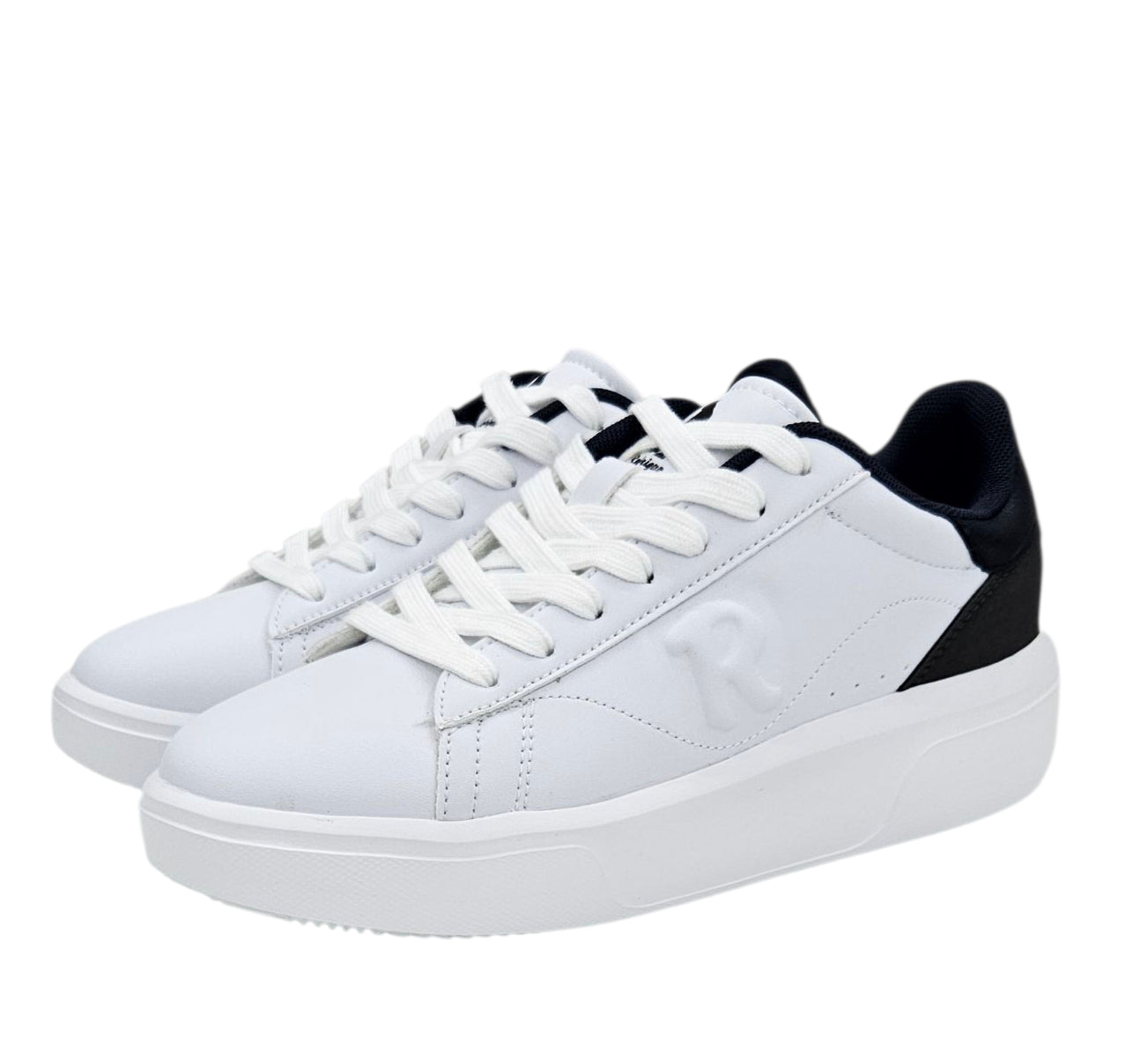 PATRICK7001 FW25 A WHITE GREY NAVY - Scarpe - Refrigue