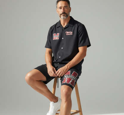 COMPLETO ESTIVO UOMO MAISO9 PAIS CAMICIA E PANTALONE