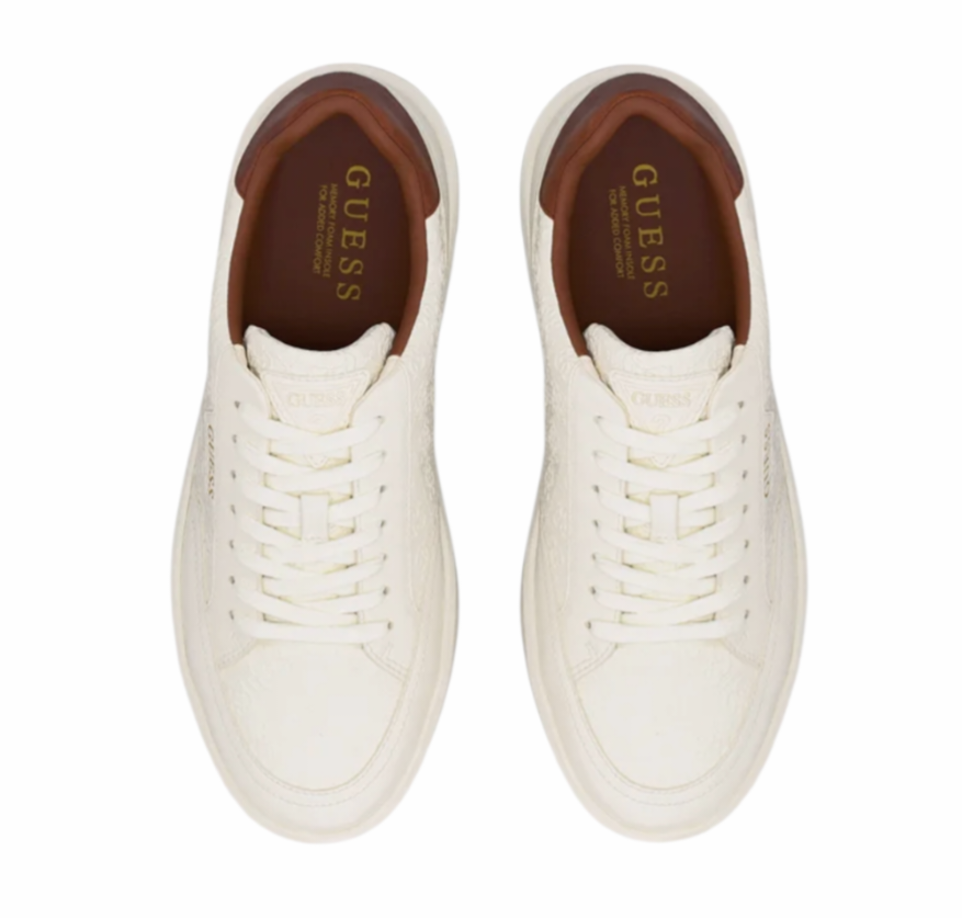 FMJYU2FAP12 WHITE - Scarpe - Guess
