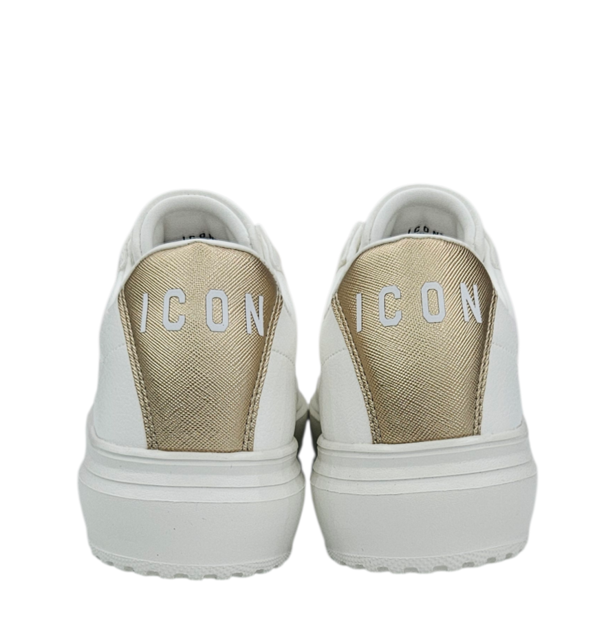 IC05680SD BIANCO ORO - Scarpe - ICON