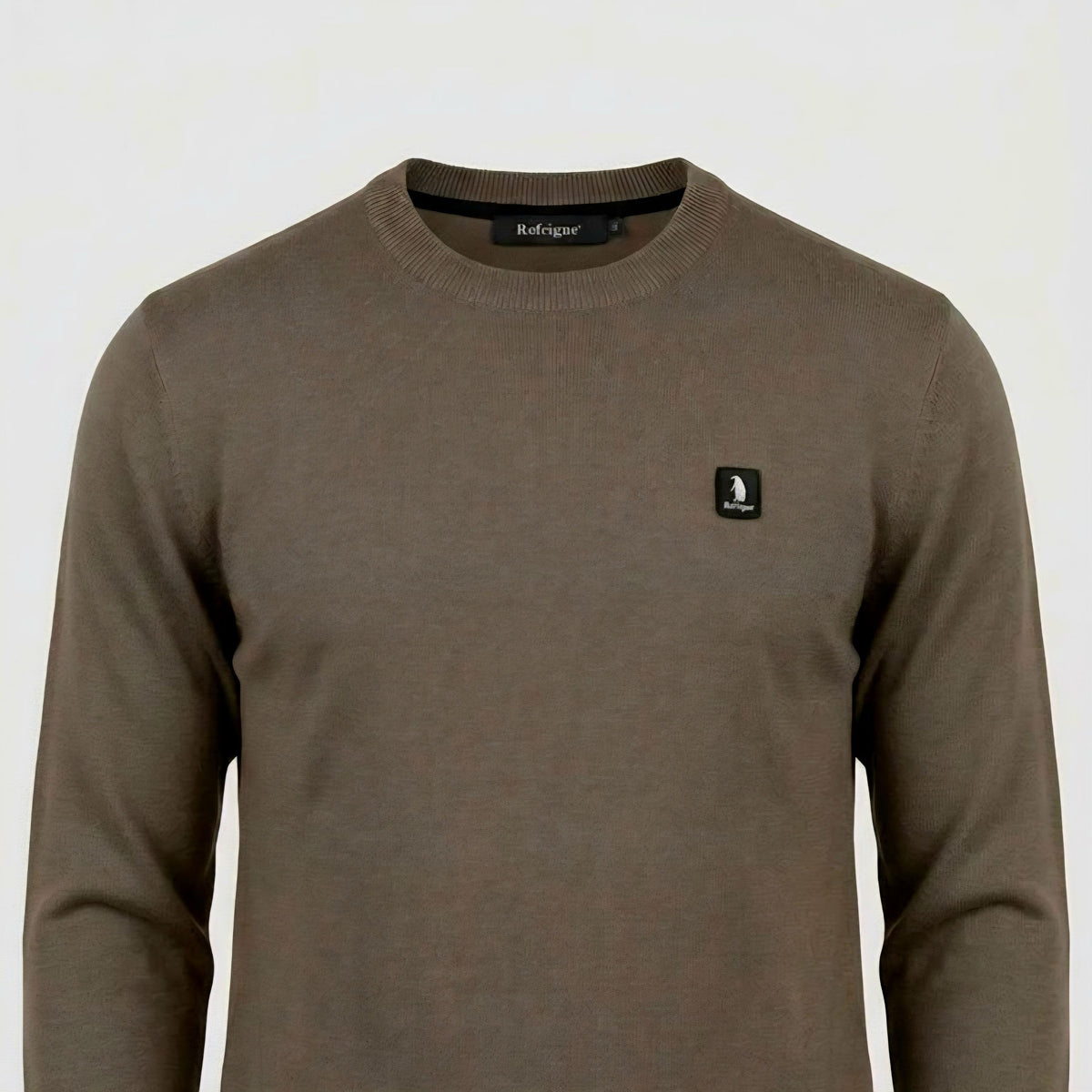 MAGLIA Uomo Refrigue R4050M262 CREWNECK ICON BROWN