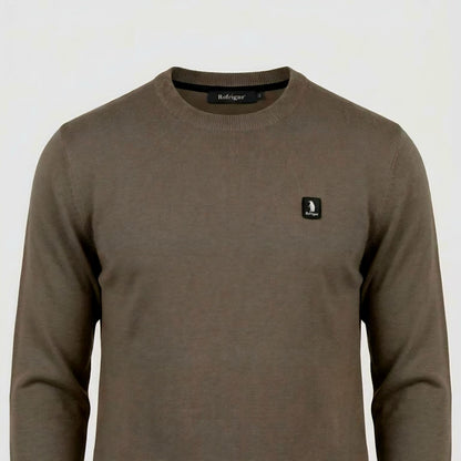 MAGLIA Uomo Refrigue R4050M262 CREWNECK ICON BROWN