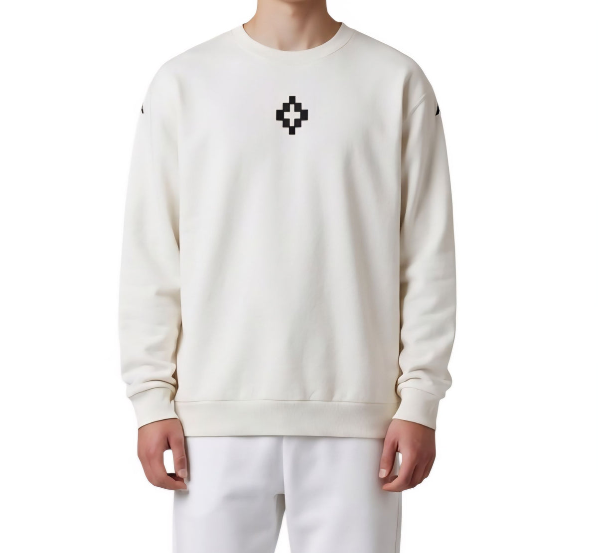 Felpe Uomo COUNTY OF MILAN F6CMMASW010 BIANCO