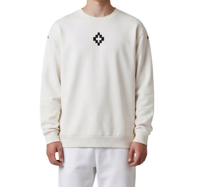 Felpe Uomo COUNTY OF MILAN F6CMMASW010 BIANCO