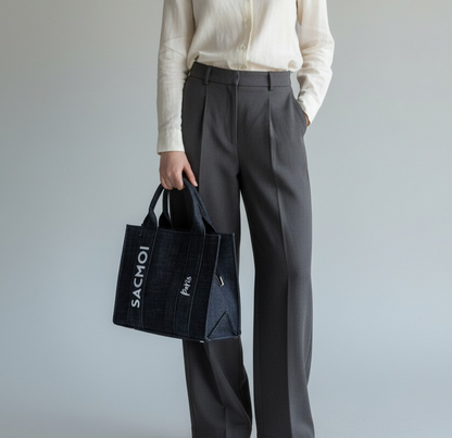 ALMA M BLU BIANCO - BORSA - SACMOI