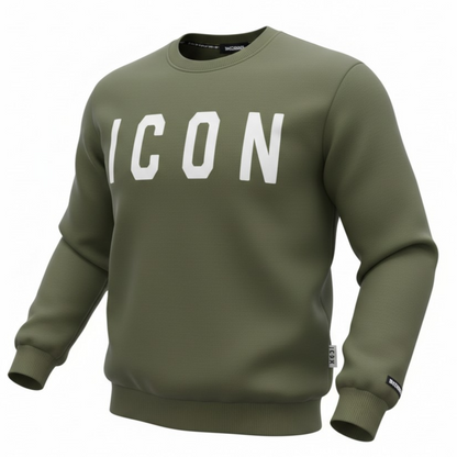 IUF008 GIROCOLLO VERDE - Felpe - ICON