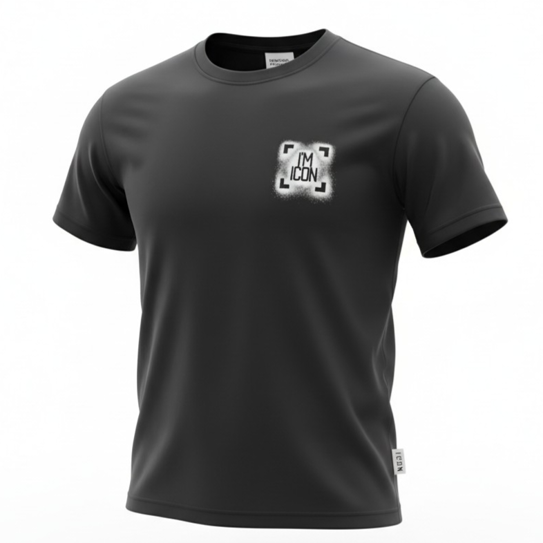 IUT013 NERO - T-Shirt e Polo - ICON