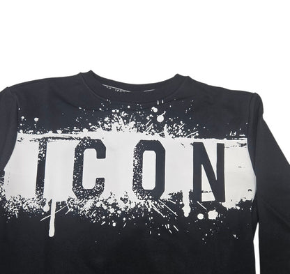 ICUF2W6F013 NERO - FELPA - ICON