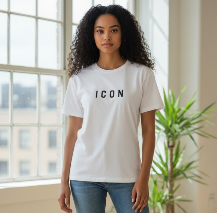 IDT002 ADERENTE BIANCO - T-Shirt e Polo - ICON