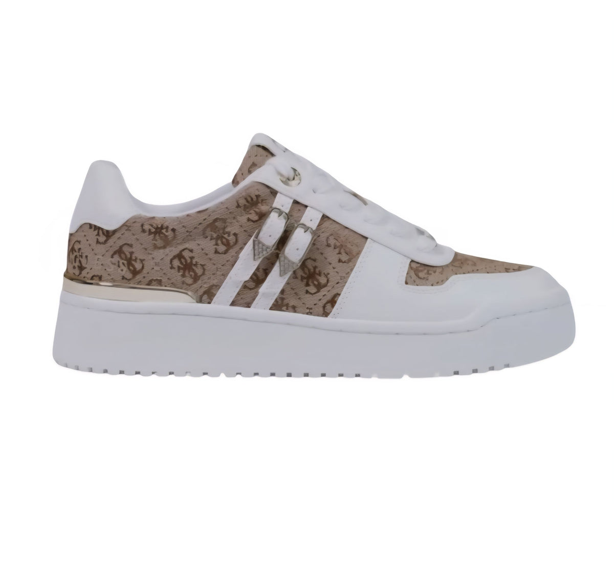 SNEAKERS DONNA GUESS MOD. MAGGNET2 FLFMA2FAL12 BEIGE BROWN
