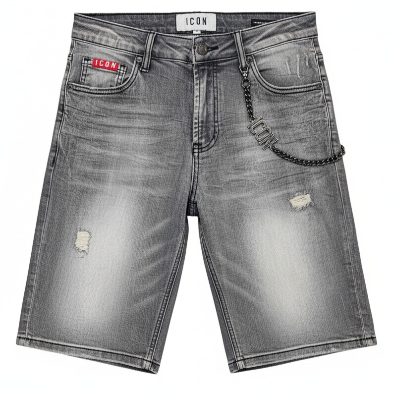 IUD031 DENIM GRIGIO - JEANS - ICON