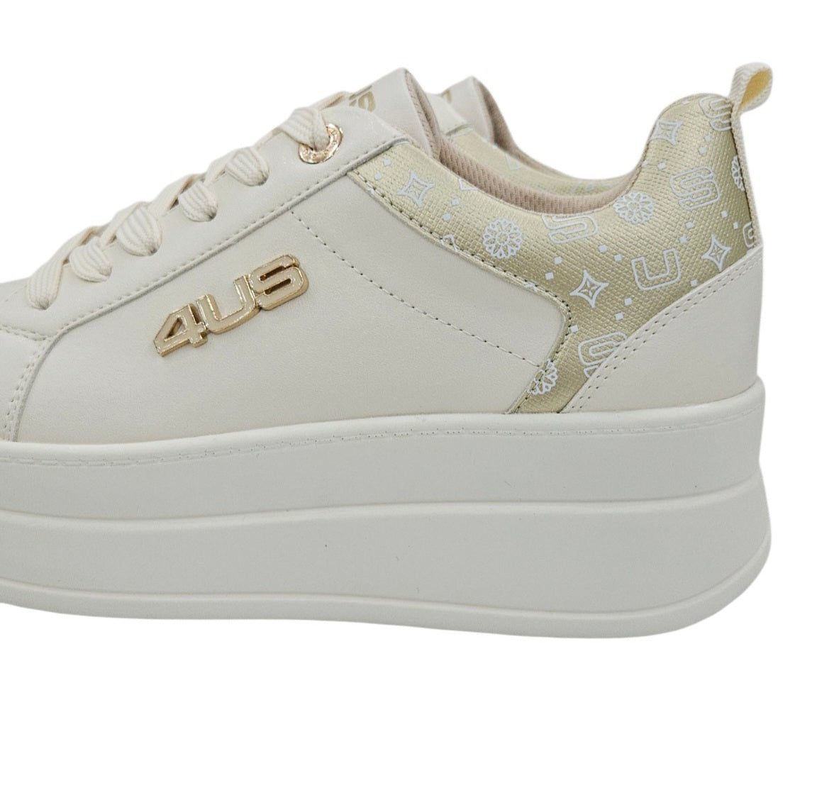 SNEAKERS DONNA 4US PACIOTTI 4BX258 BEIGE