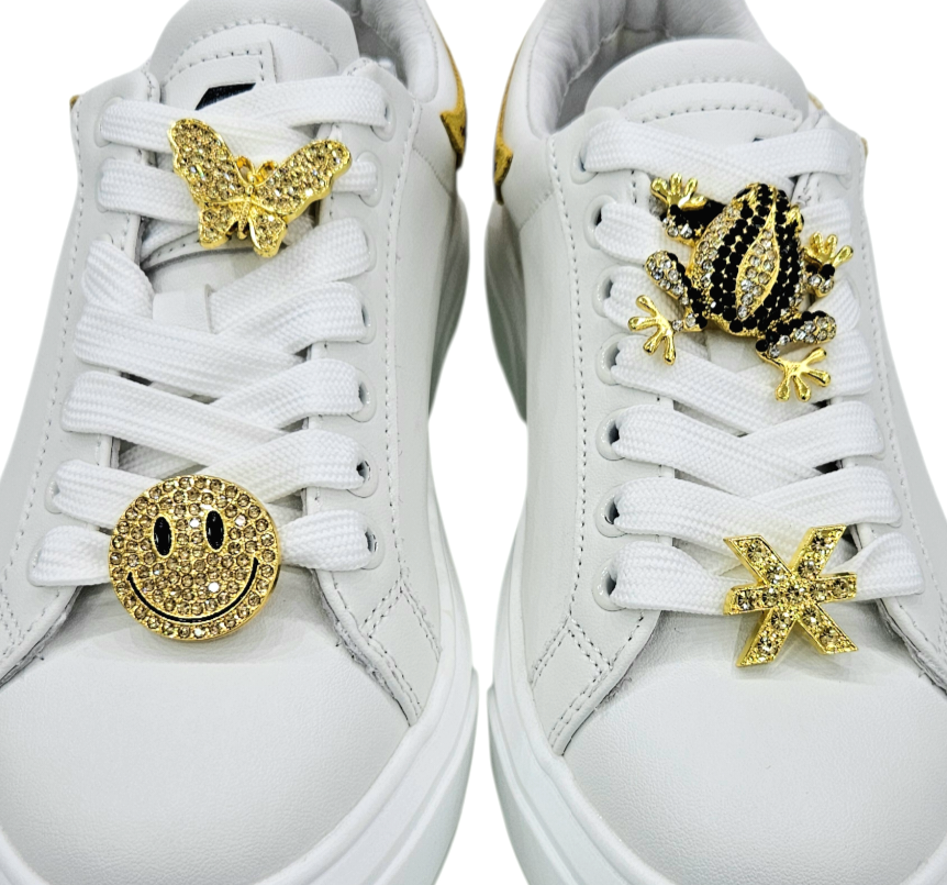 30923 B ACTION LEATHER WHITE - Scarpe - John Richmond