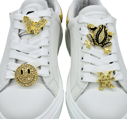 30923 B ACTION LEATHER WHITE - Scarpe - John Richmond