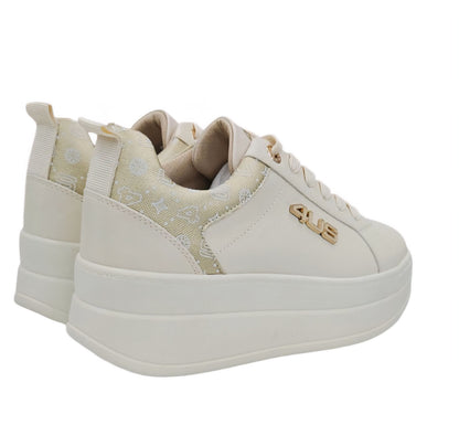 SNEAKERS DONNA 4US PACIOTTI 4BX258 BEIGE