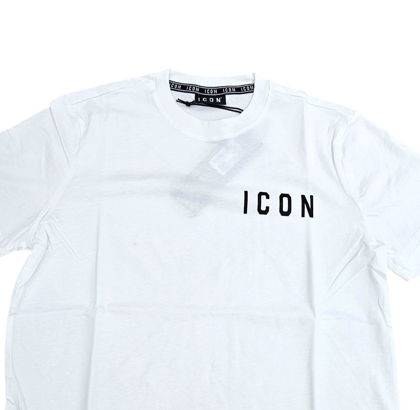 ICUF2WT008 SHIRT UOMO GIROCOLLO BIANCO - T-Shirt e Polo - ICON