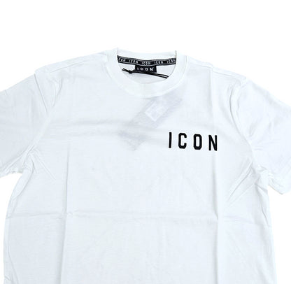 ICUF2WT008 SHIRT UOMO GIROCOLLO BIANCO - T-Shirt e Polo - ICON