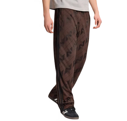 TUTA Uomo adidas IA4536 MONOGRAM FIREBI MARRONE