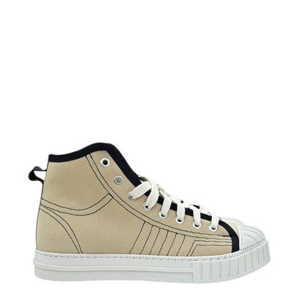 YOUCAUGHT  ALTO CANVAS BEIGE - Scarpe - F09