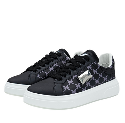 31019 C ACTION LEATHER BLACK - Scarpe - John Richmond