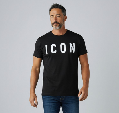 IUT001 NERO - T-Shirt e Polo - ICON