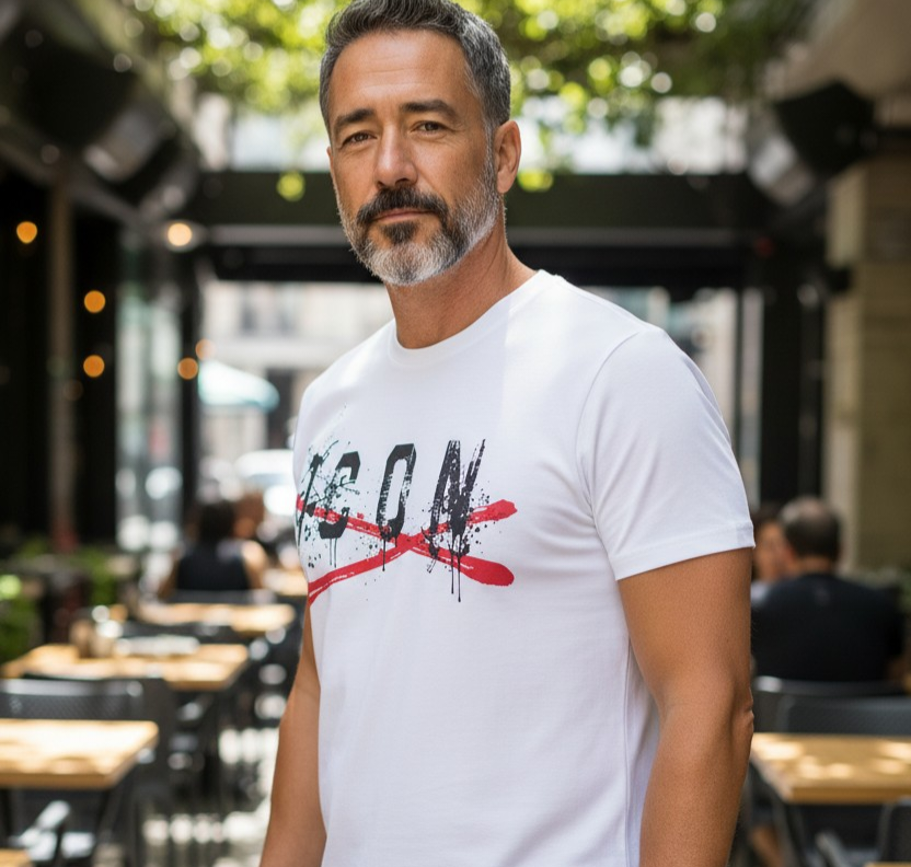 IUT015  BIANCO - T-Shirt e Polo - ICON