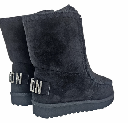 IC04412SD NERO CAMOSCIO - Scarpe - ICON