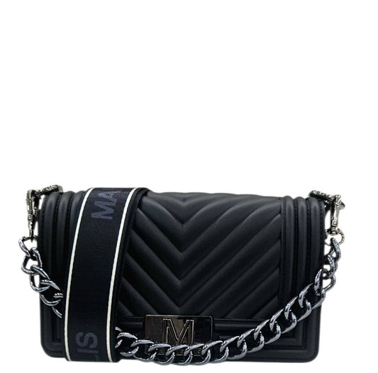 FLAT S 25 SHOULDER BAG BLACK CDF - BORSA - MARC ELLIS