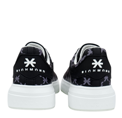 31019 C ACTION LEATHER BLACK - Scarpe - John Richmond