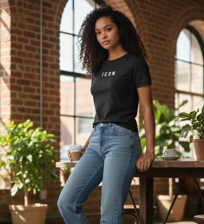 IDT002 ADERENTE NERO - T-Shirt e Polo - ICON