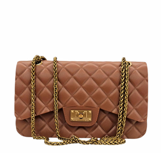 FLAT FALCON M SHOULDER BAG DAEK CUOIO RAME - BORSA - MARC ELLIS