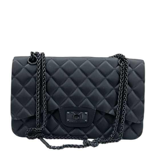 FLAT FALCON M SHOULDER BAG BLACK BLACK - BORSA - MARC ELLIS