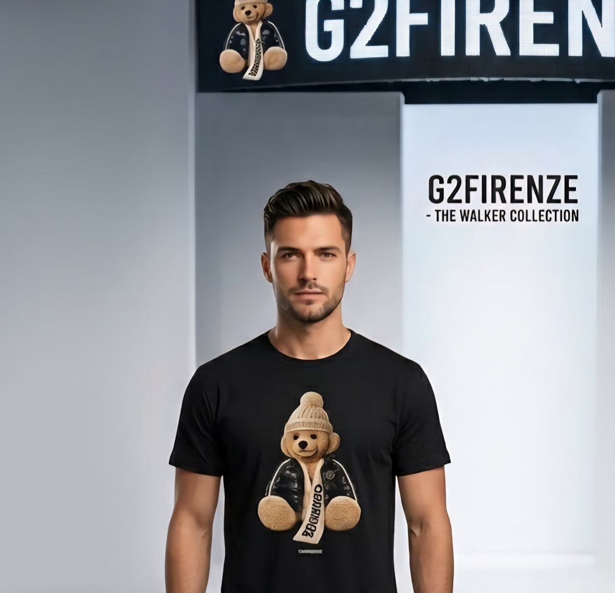 SHIRT Uomo G2 FIRENZE TEDDY WINTER NERO