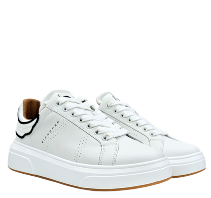 31017 A ACTION LEATHER WHITE - Scarpe - John Richmond