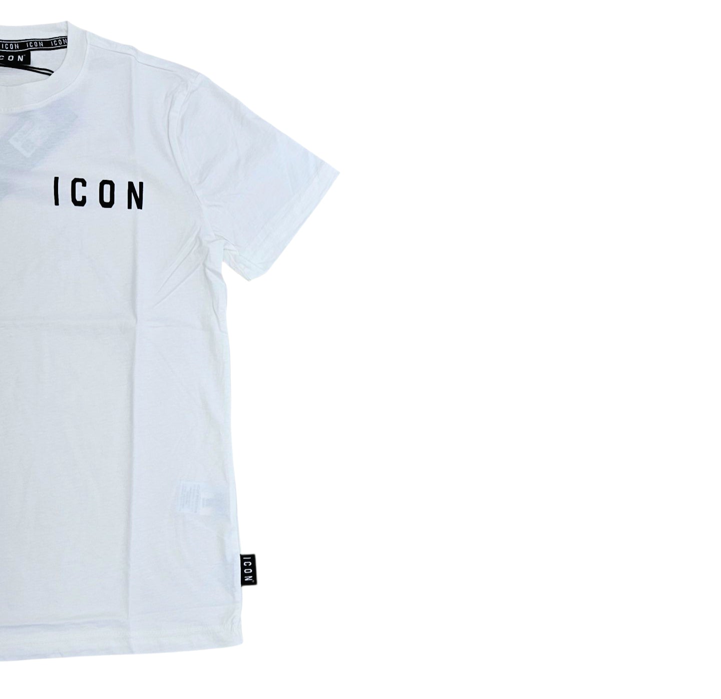 ICUF2WT008 SHIRT UOMO GIROCOLLO BIANCO - T-Shirt e Polo - ICON