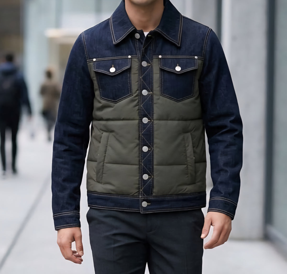 GIUBBINI UNISEX SOLDIER GIUBBINO JEANS VERDE