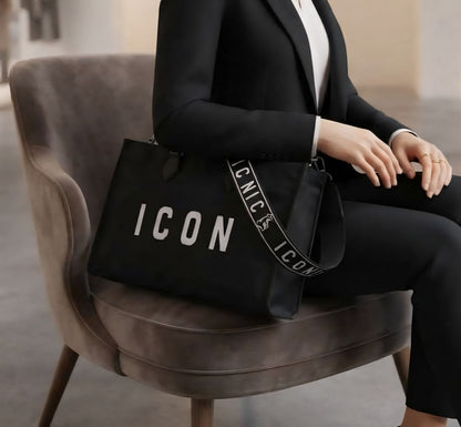 Borse Donna ICON ICBS34A01 NEON BLACK