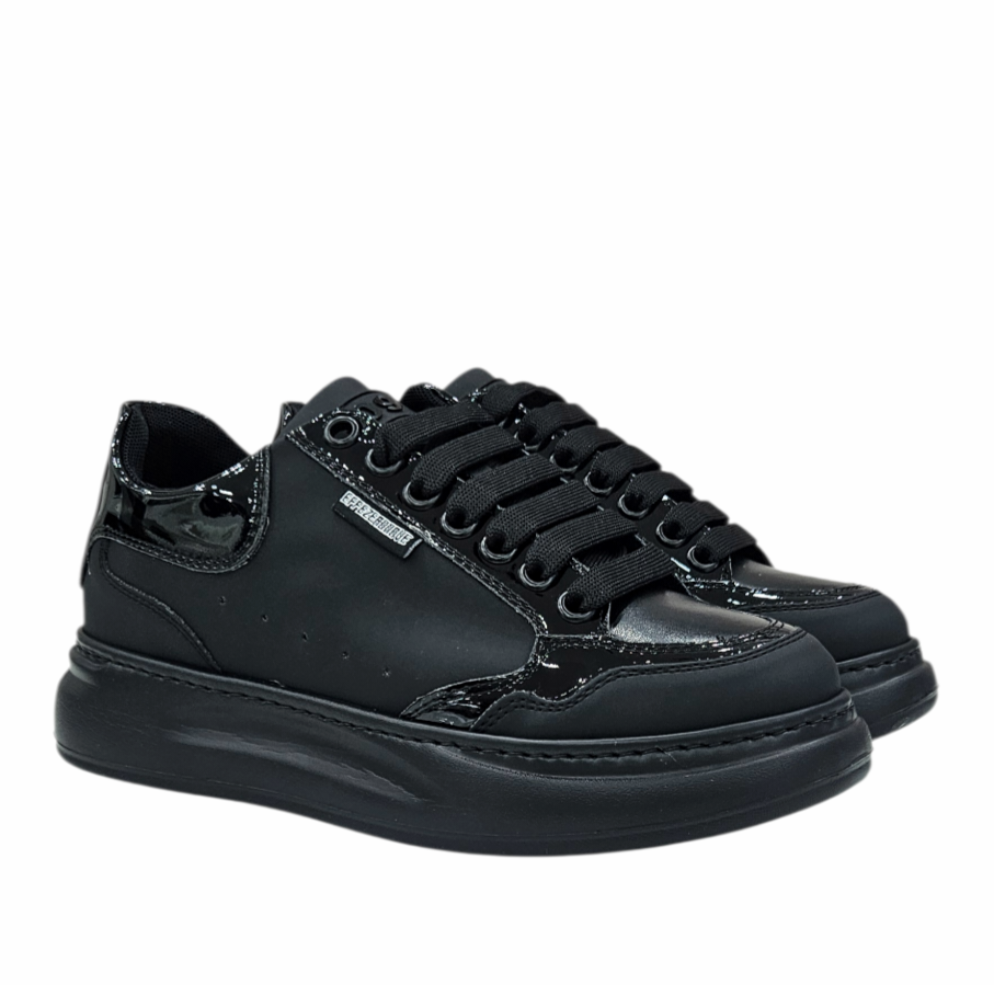 BERLINO GOMMATO VERNICE NERO - Scarpe - F09