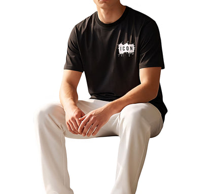T-Shirt e Polo Uomo ICON IUT050 NERO