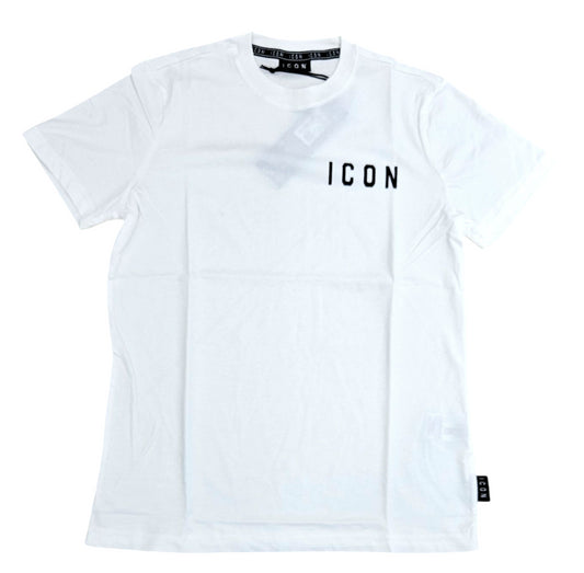 ICUF2WT008 SHIRT UOMO GIROCOLLO BIANCO - T-Shirt e Polo - ICON