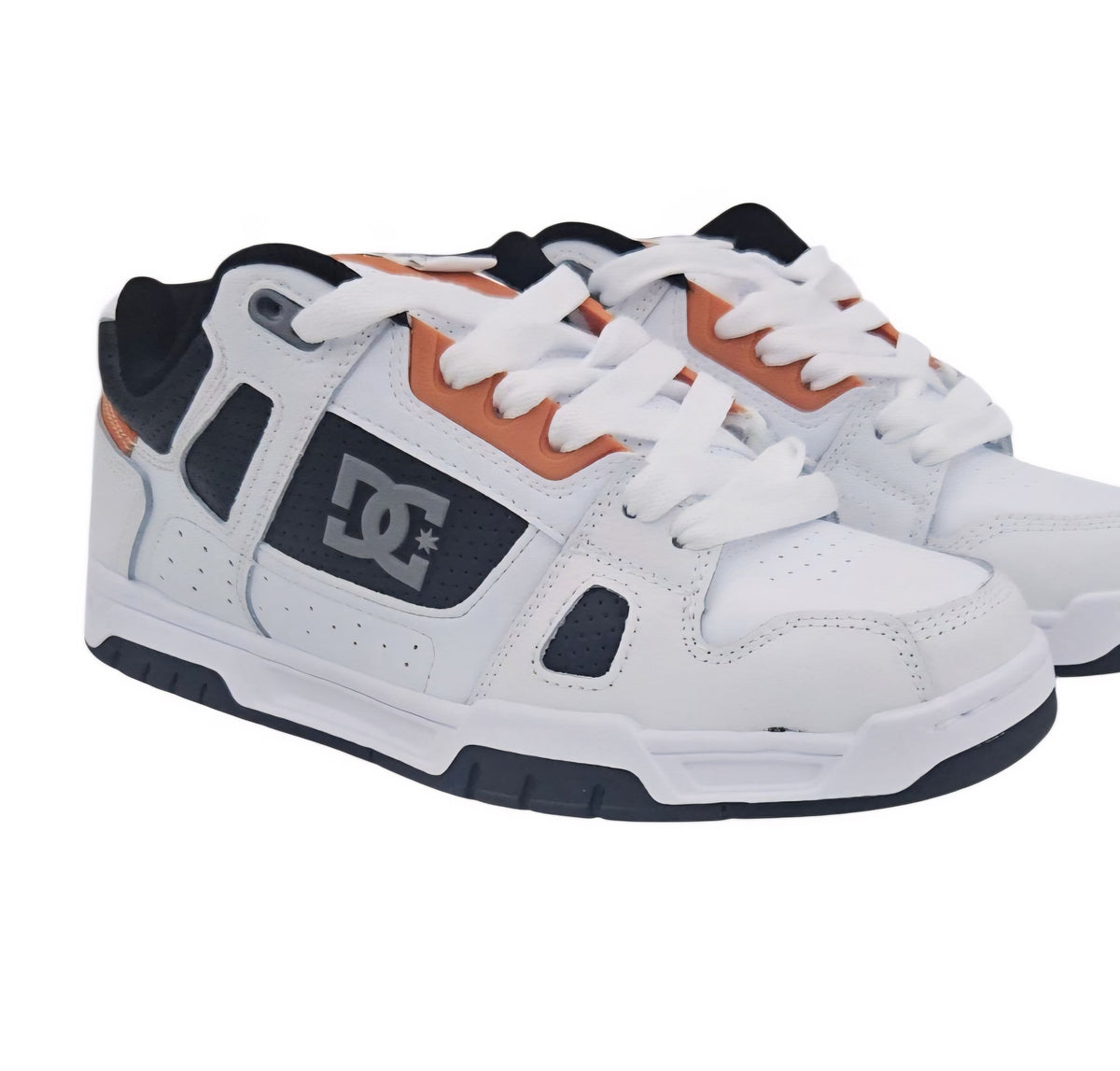 SNEAKERS UOMO DCSHOECOUSA STAG 320188 WHITE BLACK