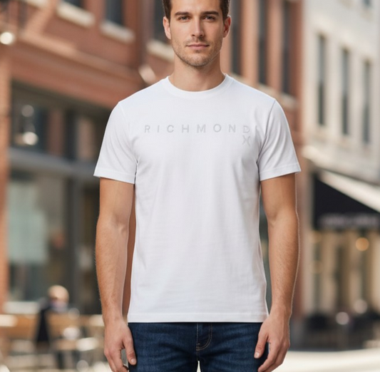 UMP26018TS RSC WHITE - T-Shirt e Polo - John Richmond