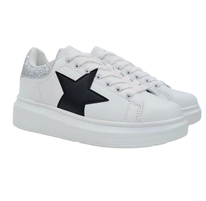 SNEAKERS DONNA SHOPART SASF262004 SILVER MOD.KIM