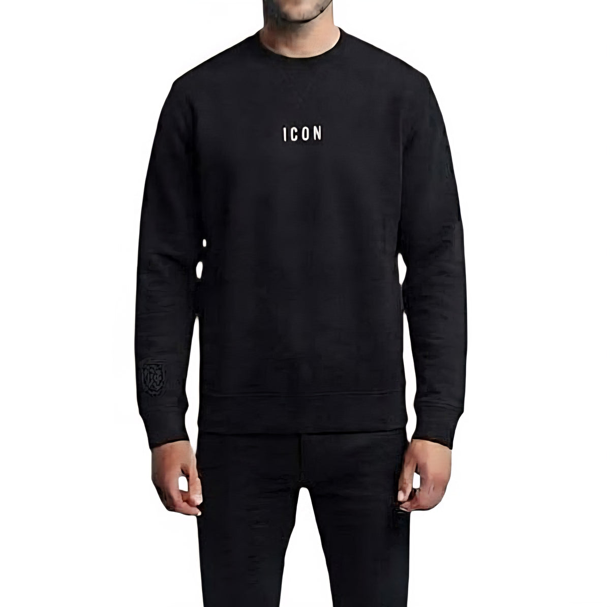 FELPA Uomo ICON IUF002C NERO